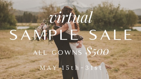Charlotte's Weddings Annual (Virtual) Sample Sale